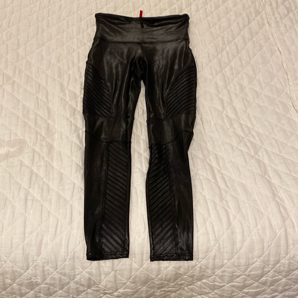 Spanx Moto leggins. Size large. Retails for $110.